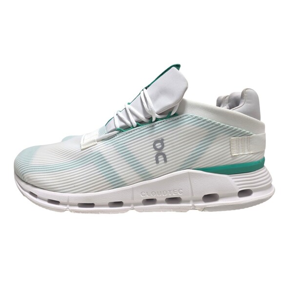 On Cloudnova 3MD12181105 Sneakers - Men\'s Undyed White Mint - Size 14 - NIB main image 9